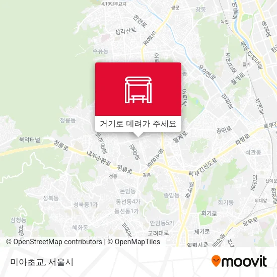 미아초교 지도