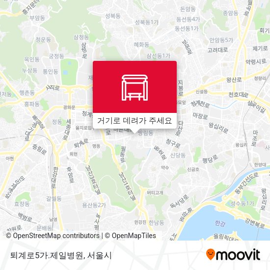 퇴계로5가.제일병원 지도