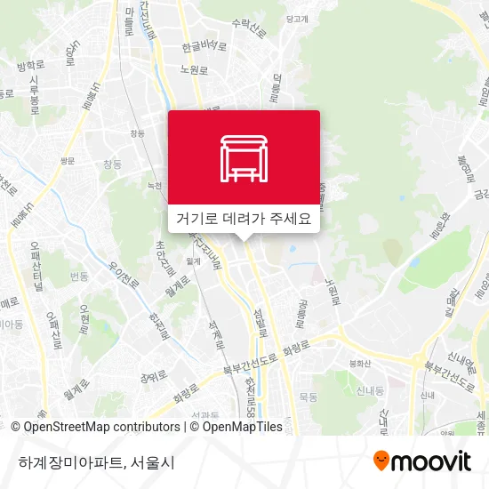 하계장미아파트 지도