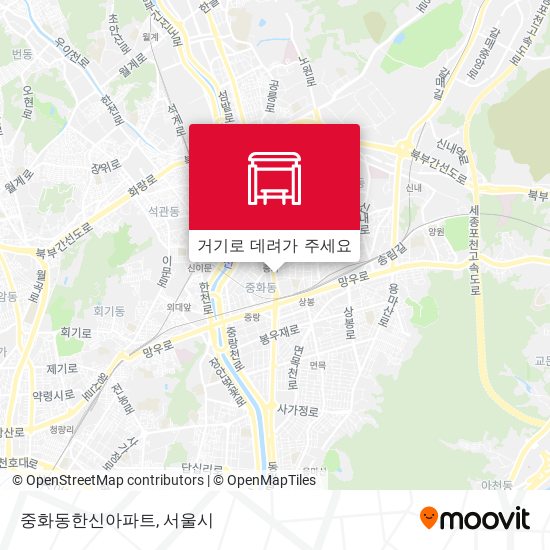 중화동한신아파트 지도