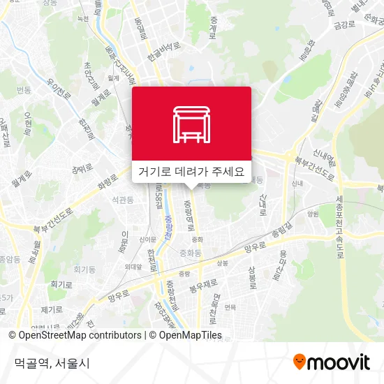 먹골역 지도