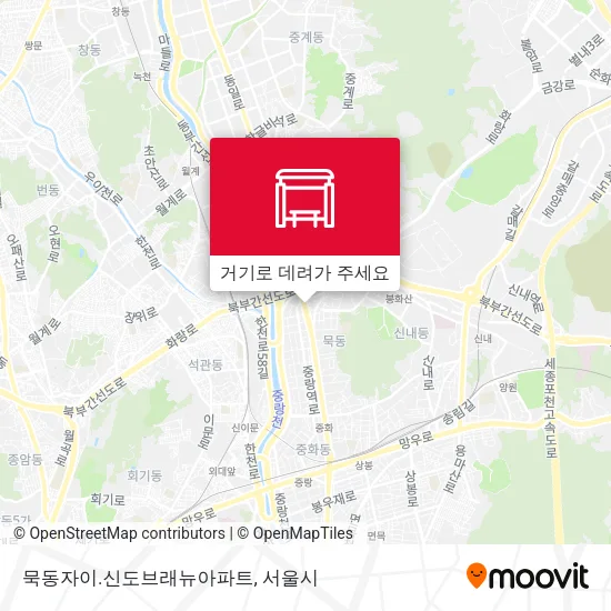 묵동자이.신도브래뉴아파트 지도