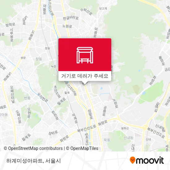 하계미성아파트 지도