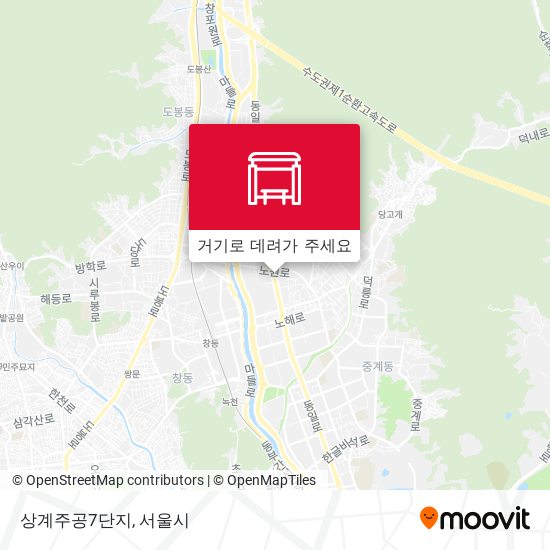 상계주공7단지 지도