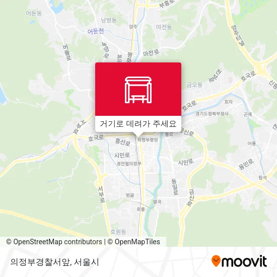 의정부경찰서앞 지도