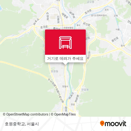 호원중학교 지도