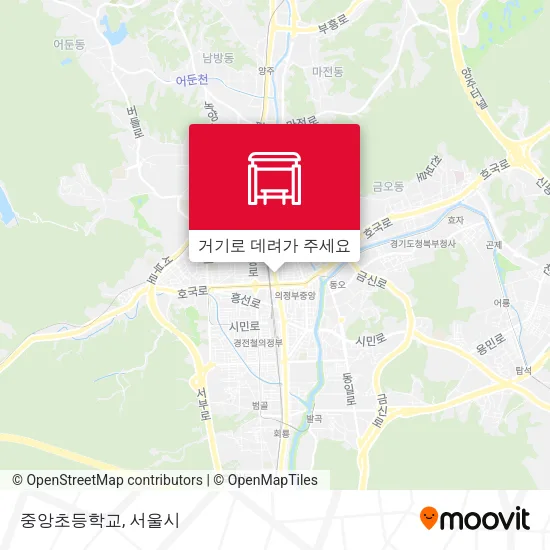 중앙초등학교 지도