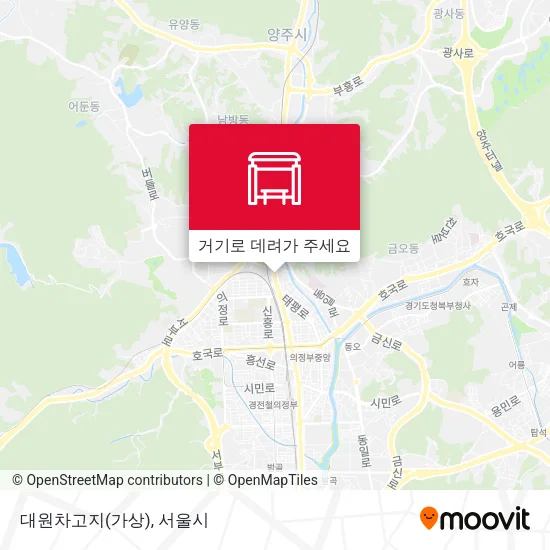 대원차고지(가상) 지도
