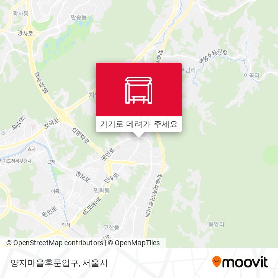 양지마을후문입구 지도
