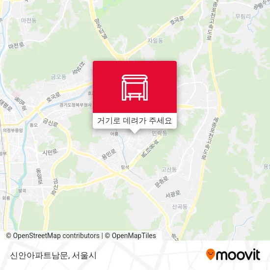 신안아파트남문 지도