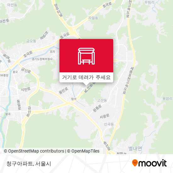 청구아파트 지도