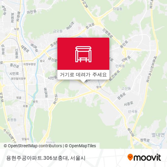 용현주공아파트.306보충대 지도