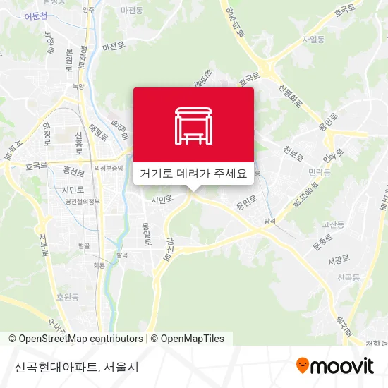 신곡현대아파트 지도