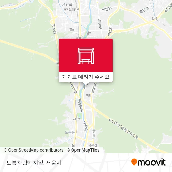 도봉차량기지앞 지도