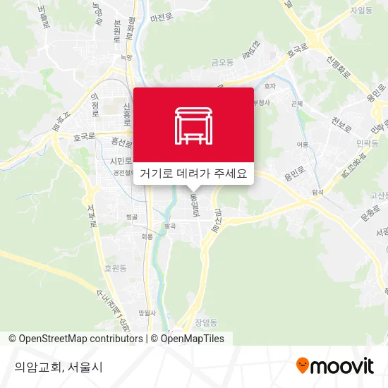 의암교회 지도