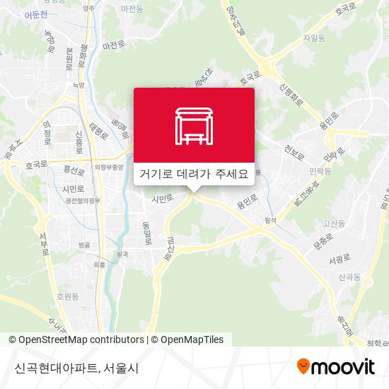 신곡현대아파트 지도