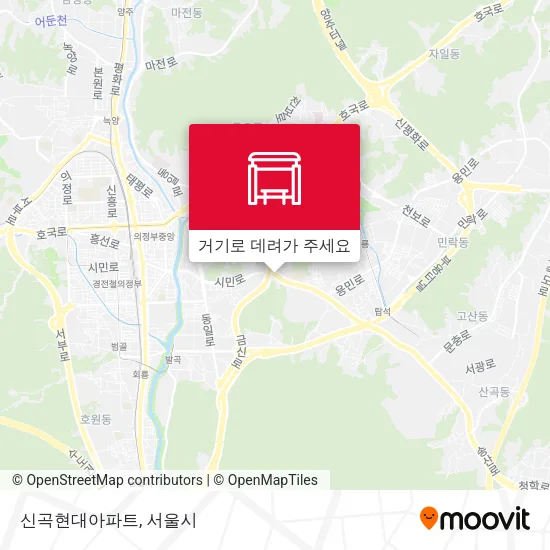 신곡현대아파트 지도