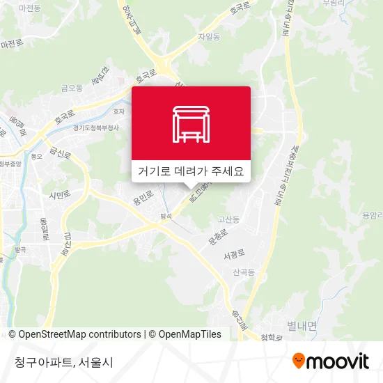 청구아파트 지도