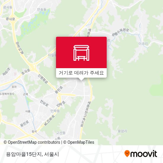 용암마을15단지 지도