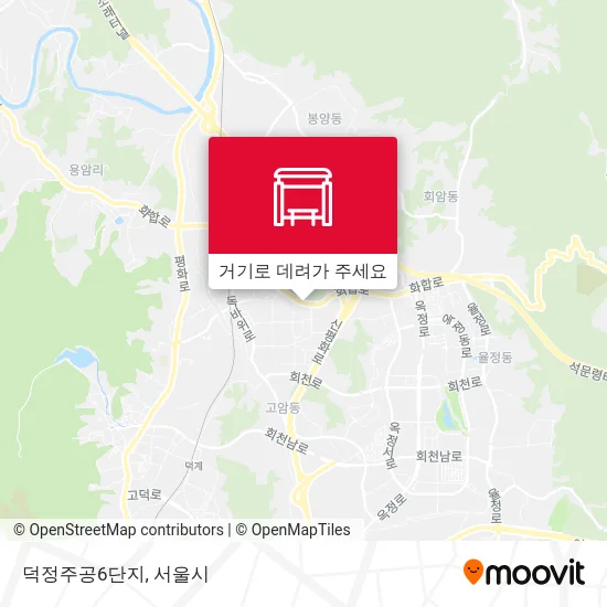덕정주공6단지 지도