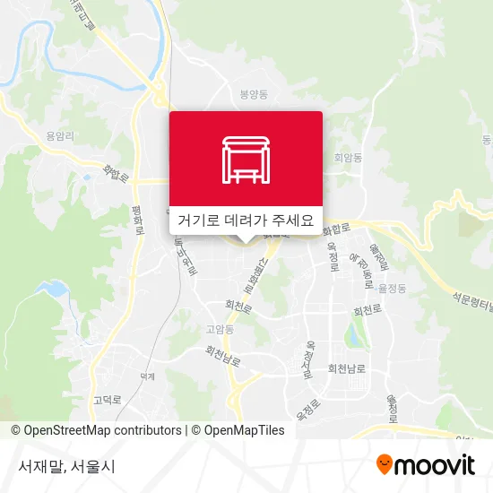 서재말 지도