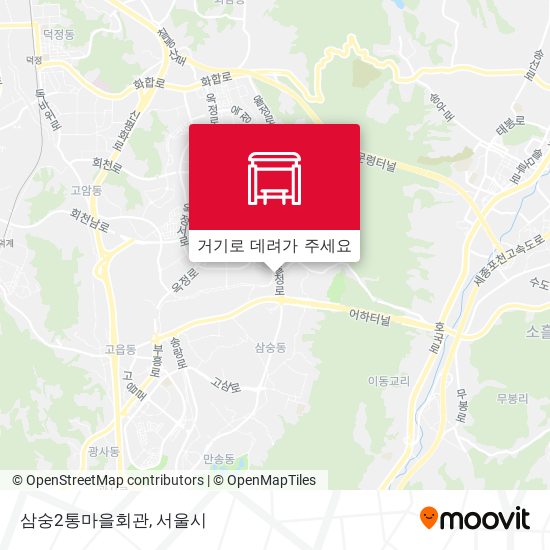 삼숭2통마을회관 지도