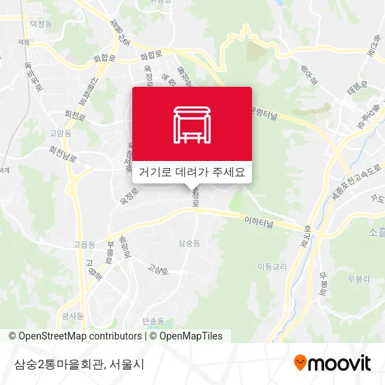 삼숭2통마을회관 지도