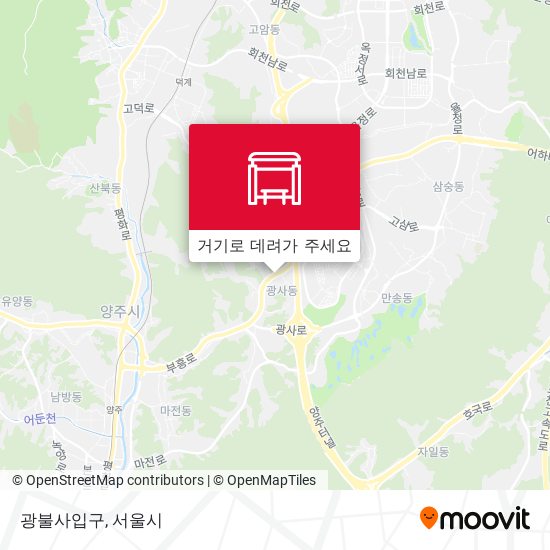 광불사입구 지도