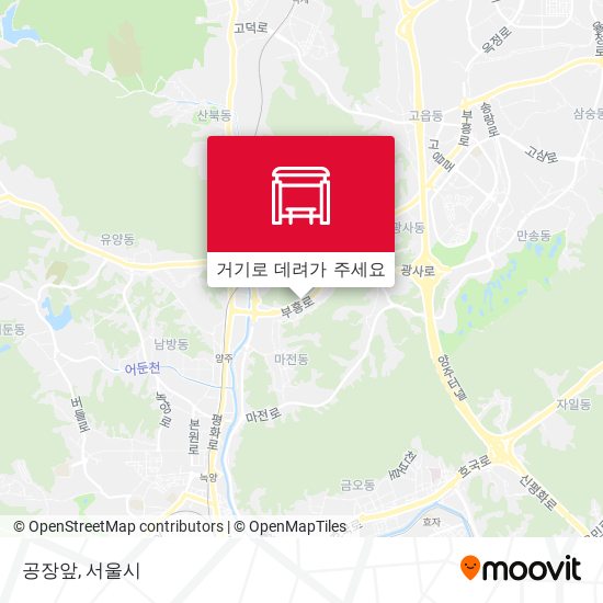 공장앞 지도