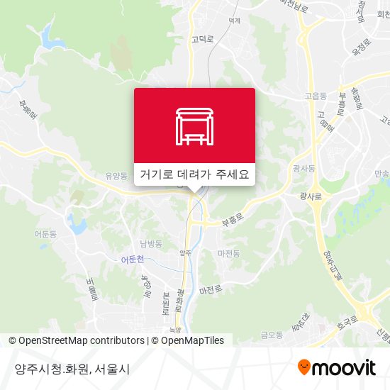 양주시청.화원 지도