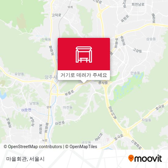 마을회관 지도