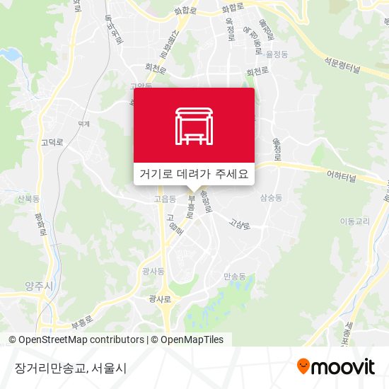 장거리만송교 지도