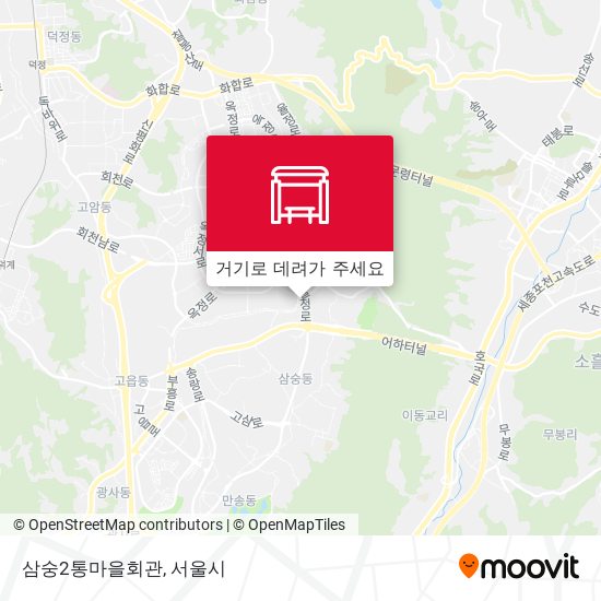 삼숭2통마을회관 지도