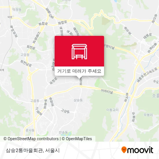 삼숭2통마을회관 지도