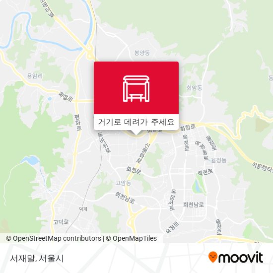 서재말 지도