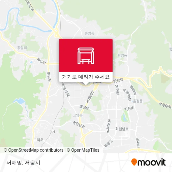 서재말 지도