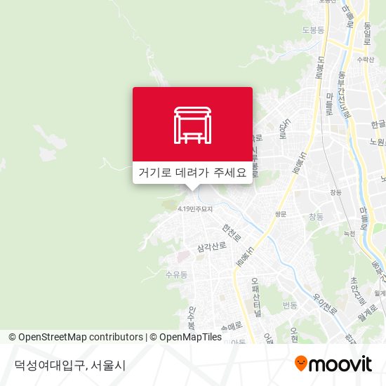 덕성여대입구 지도