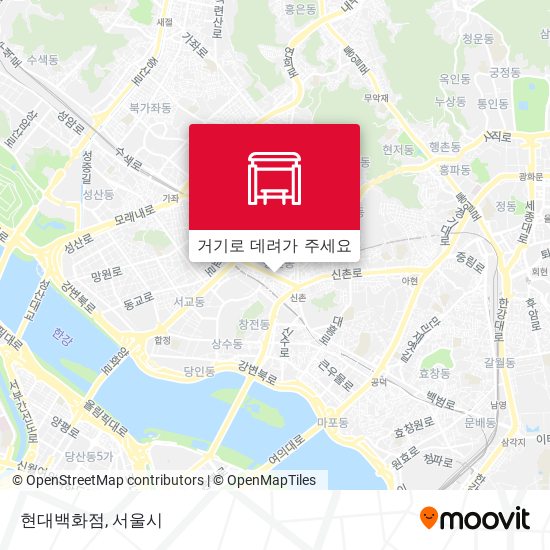 현대백화점 지도