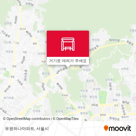 유원하나아파트 지도