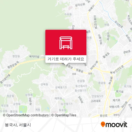 봉국사 지도