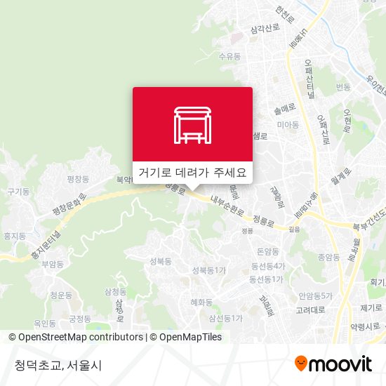 청덕초교 지도