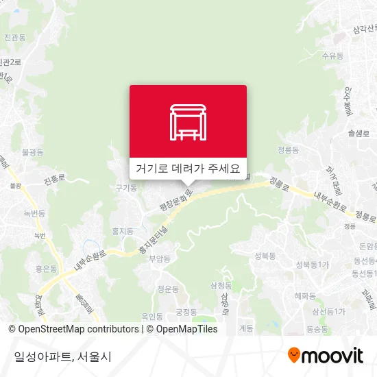일성아파트 지도