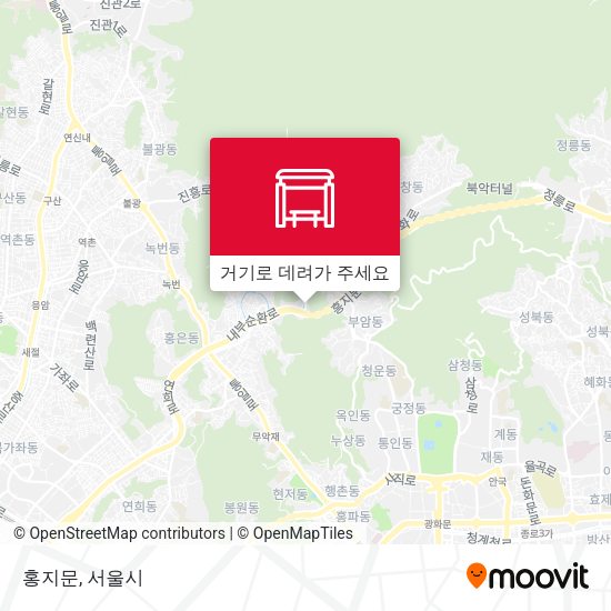 홍지문 지도
