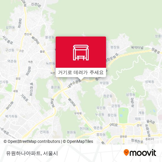 유원하나아파트 지도