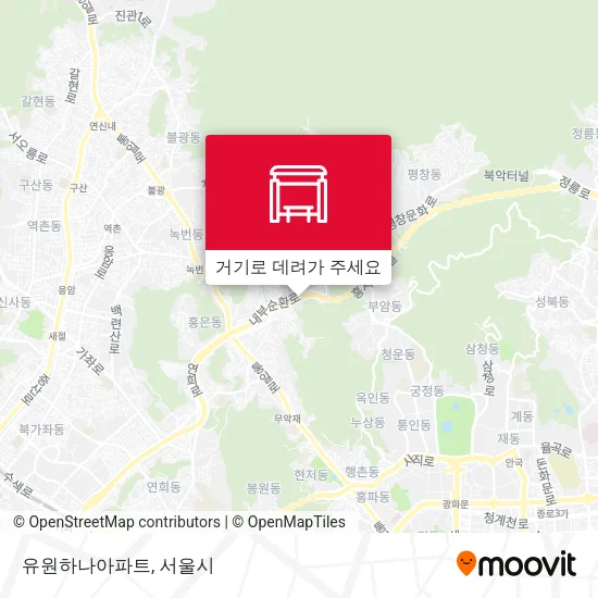유원하나아파트 지도