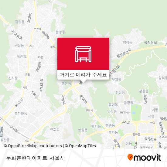 문화촌현대아파트 지도