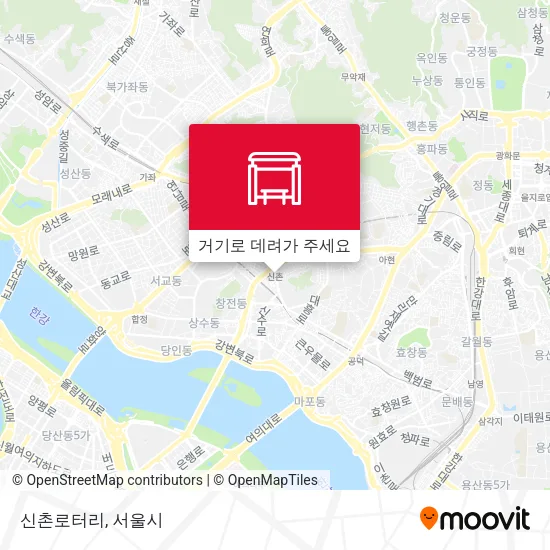 신촌로터리 지도