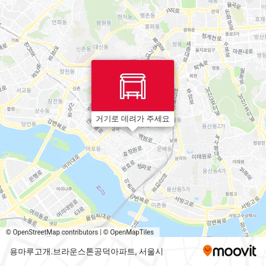 용마루고개.브라운스톤공덕아파트 지도