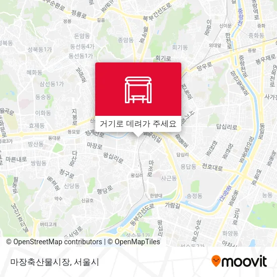 마장축산물시장 지도
