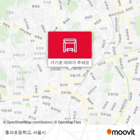 홍파초등학교 지도